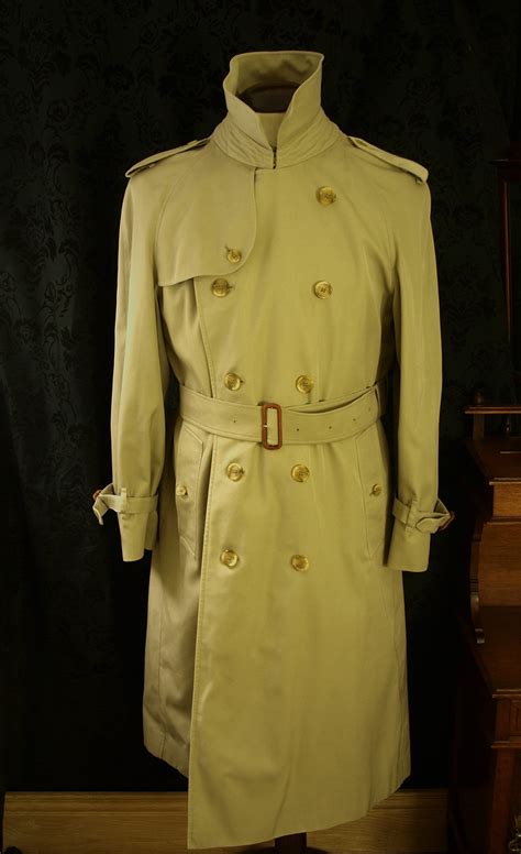 second hand mens burberry trench coat|authentic vintage Burberry trench coat.